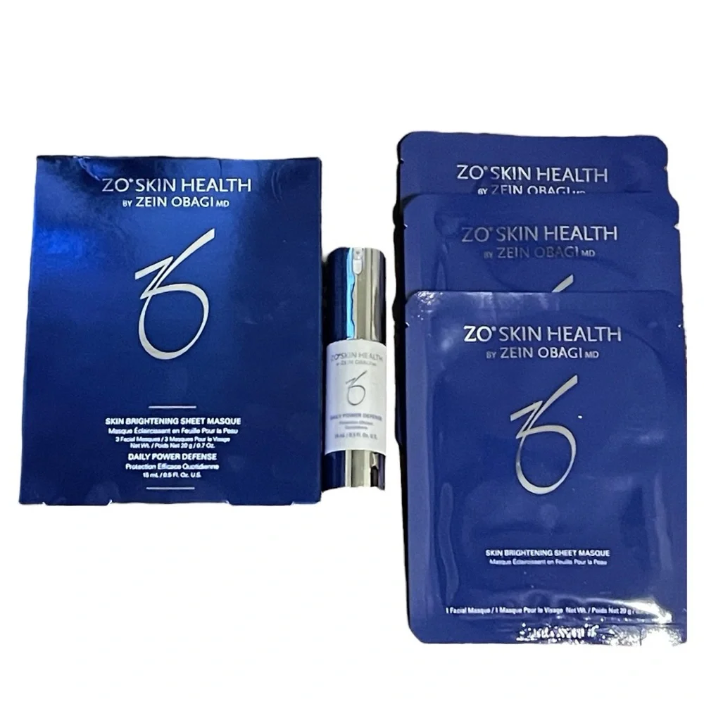 ZO Skin Health - Daily Power Defense & Skin Brightening Sheet Masques - NIB - Picture 2 of 5